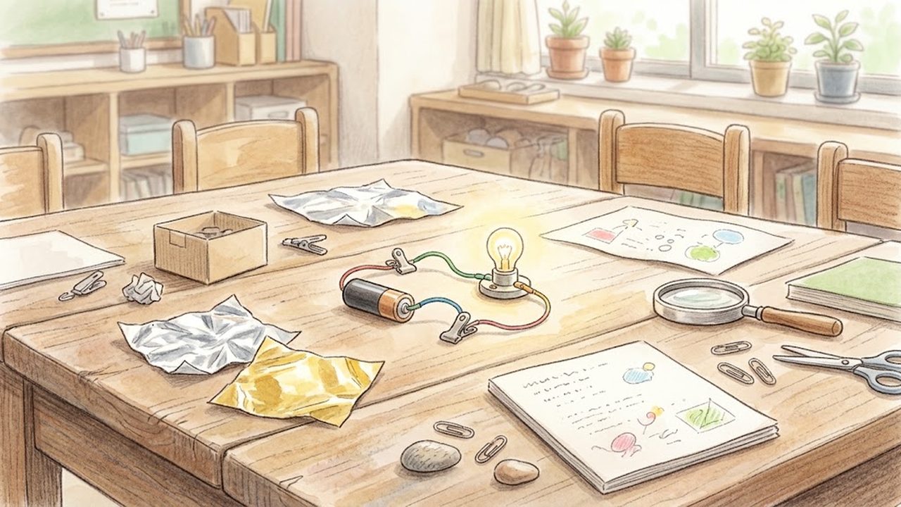 第1学年の理科(第1分野)|身の回りの物質の性質を有機物・金属の視点で見分ける