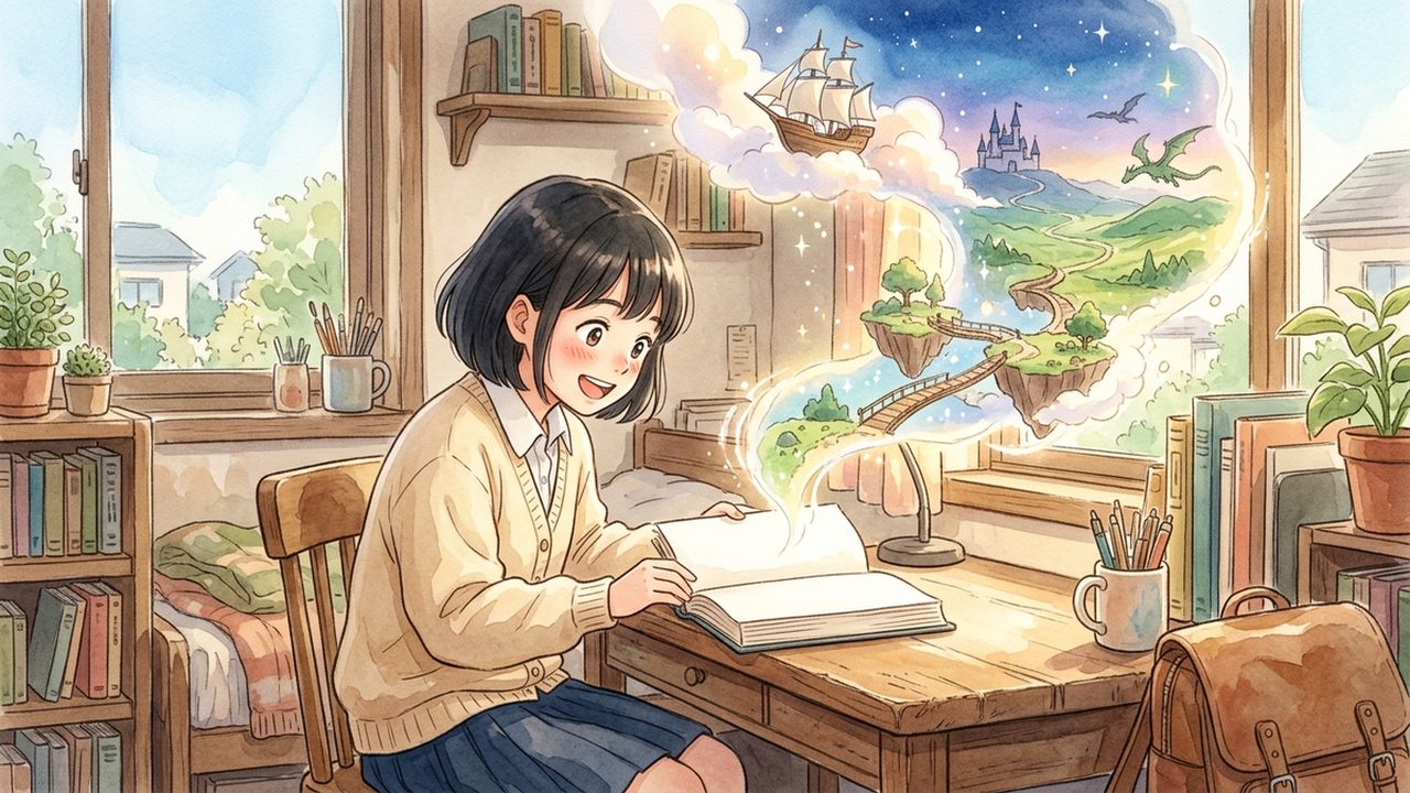 中学1年の国語|描写と場面を結び付けて読むの学びを整理する共通イメージ