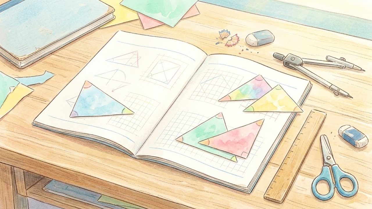 第2学年の数学|三角形の合同条件と論理的な図形の証明