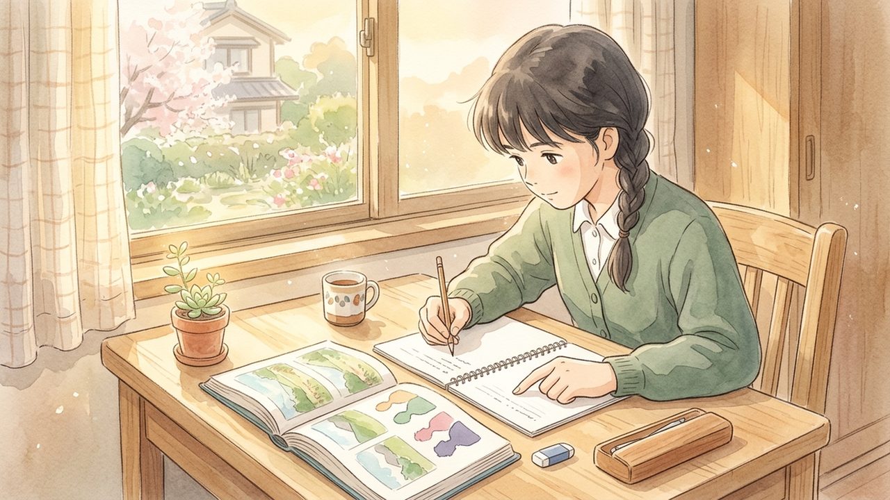 中学1年の国語｜資料を引用して考えを示すの学びを整理する共通イメージ
