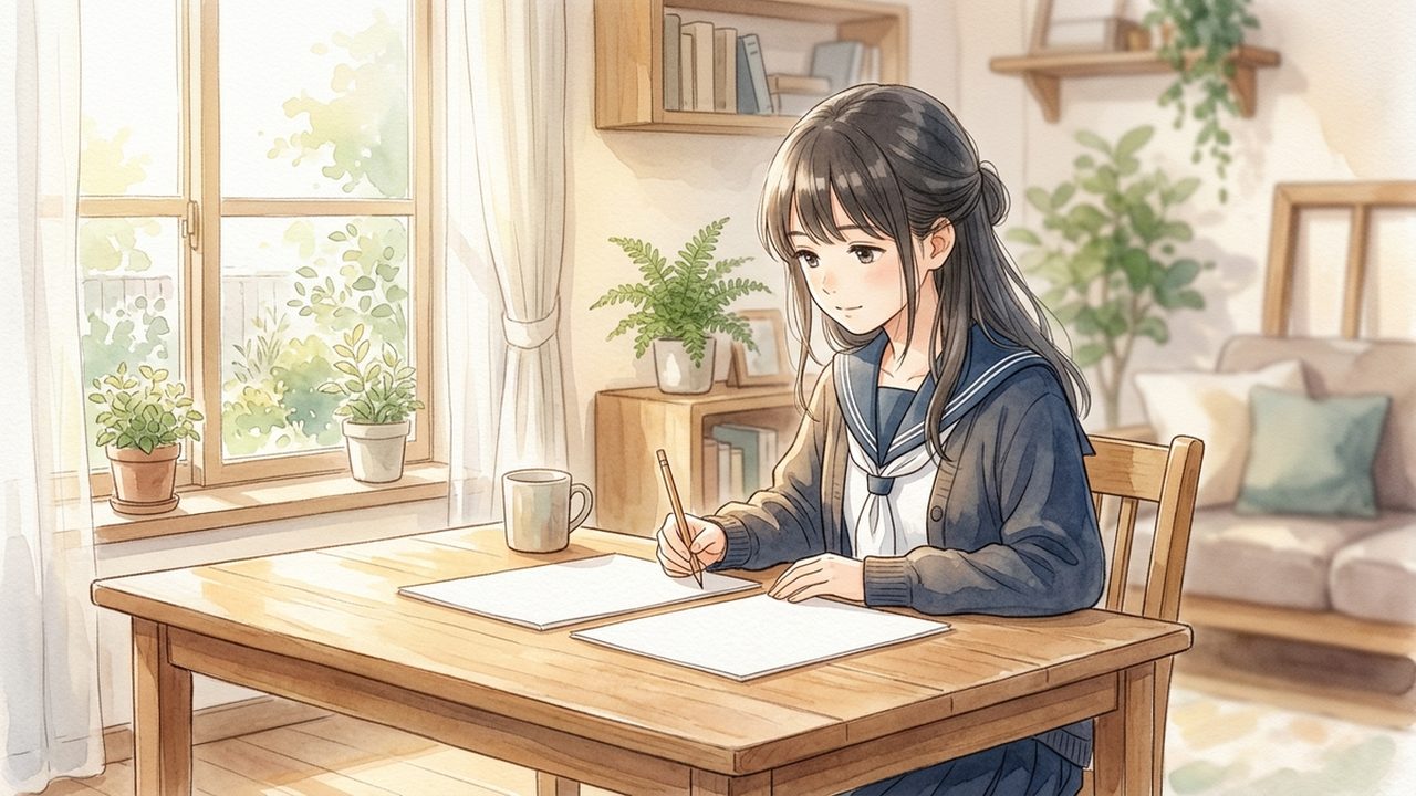 中学1年の国語｜事実や考えを整理して伝えるの学びを整理する共通イメージ