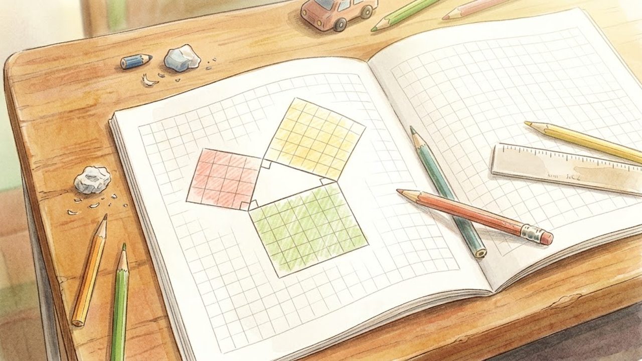 第3学年の数学|三平方の定理(ピタゴラスの定理)と直角三角形の計量