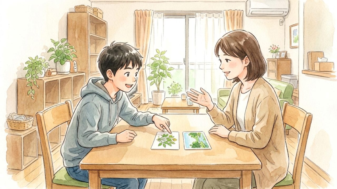 中学1年の国語｜質問と応答で情報を集めるの学びを整理する共通イメージ