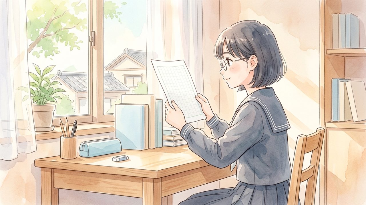 中学1年の国語|読み手に立って文章を見直すの学びを整理する共通イメージ