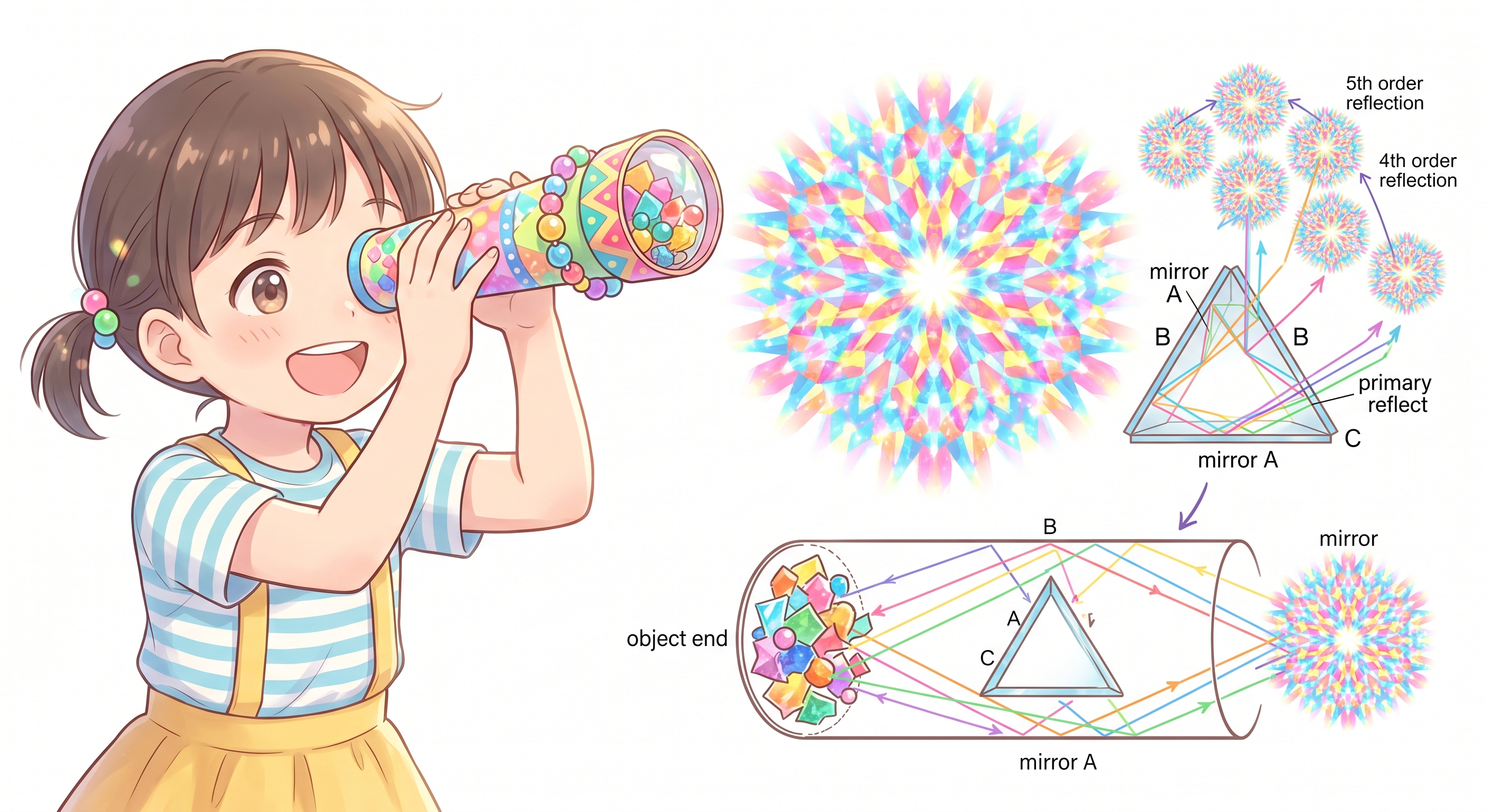 手作り万華鏡を作る