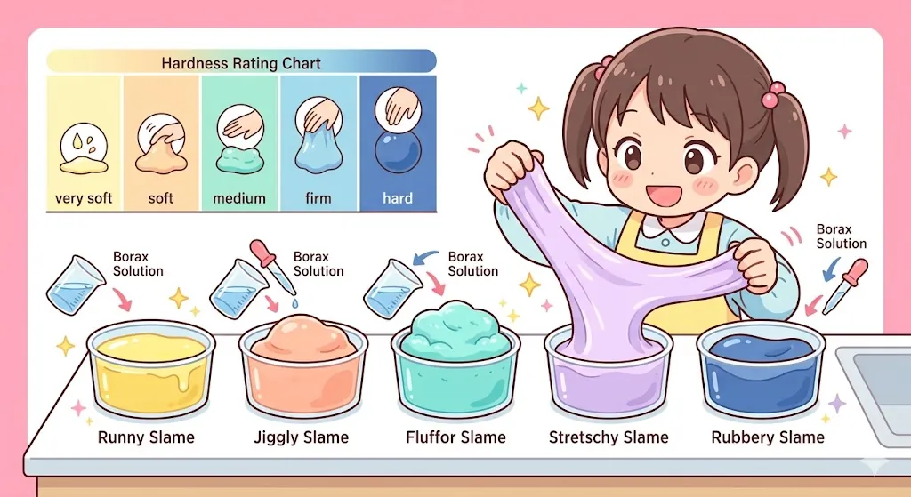 スライムの固さを比べる