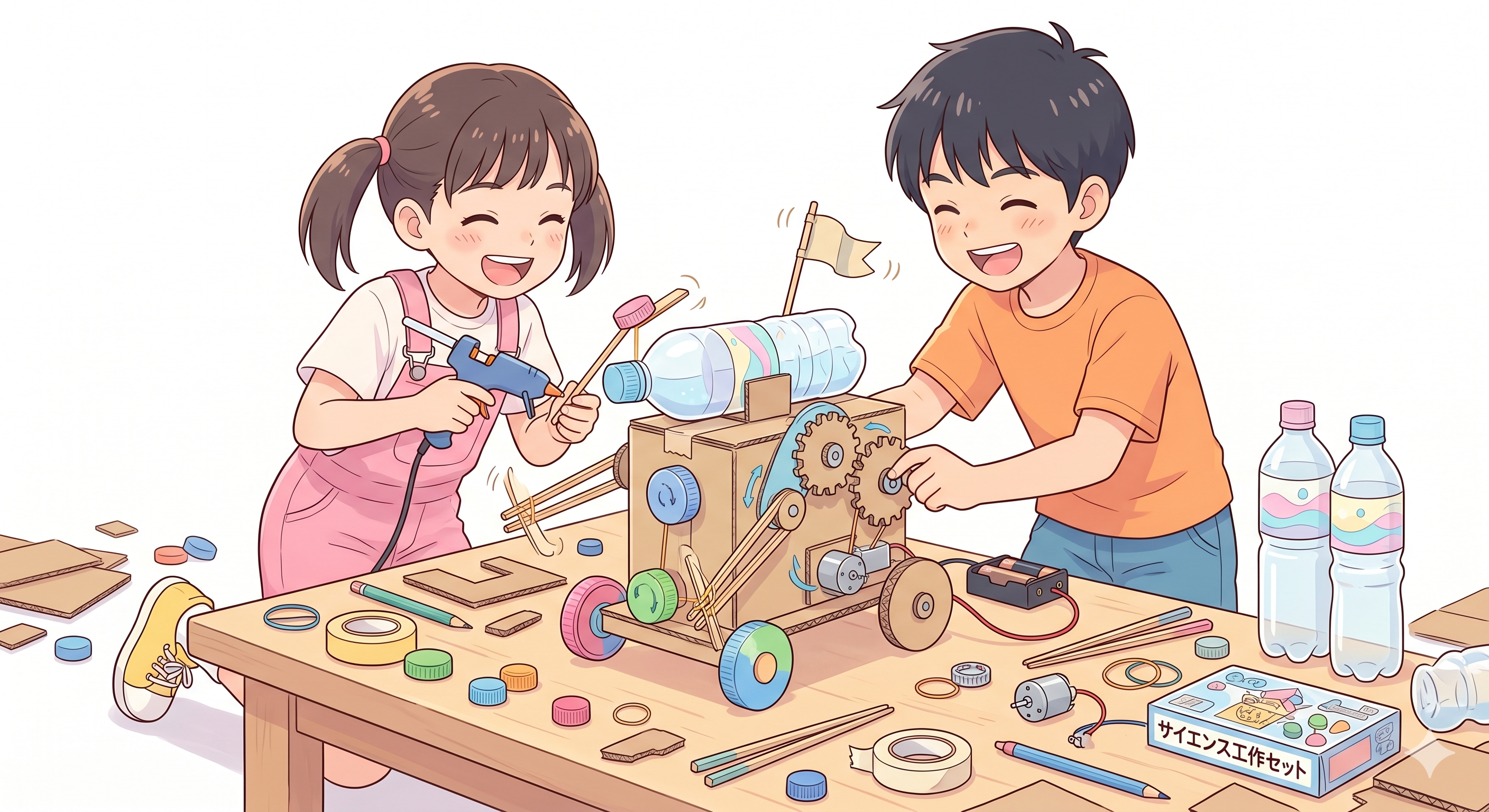 ガチャガチャの仕組みを再現する