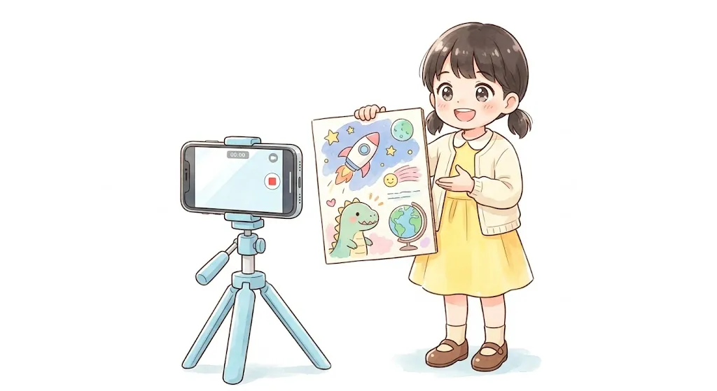 英語で好きなテーマをプレゼンする動画を作る