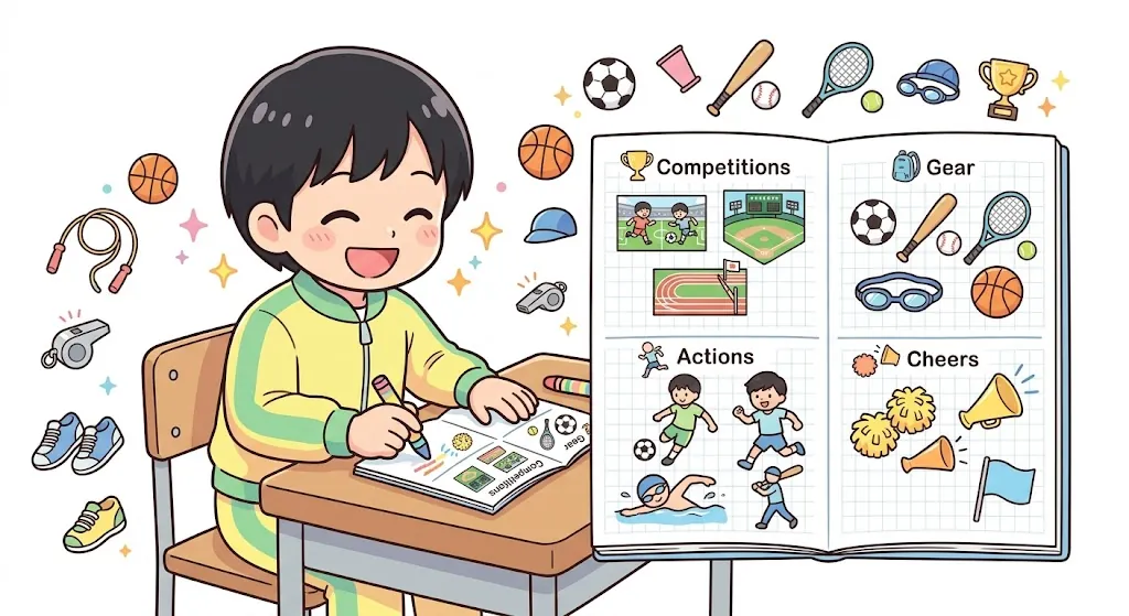スポーツの英語用語を集めてまとめる