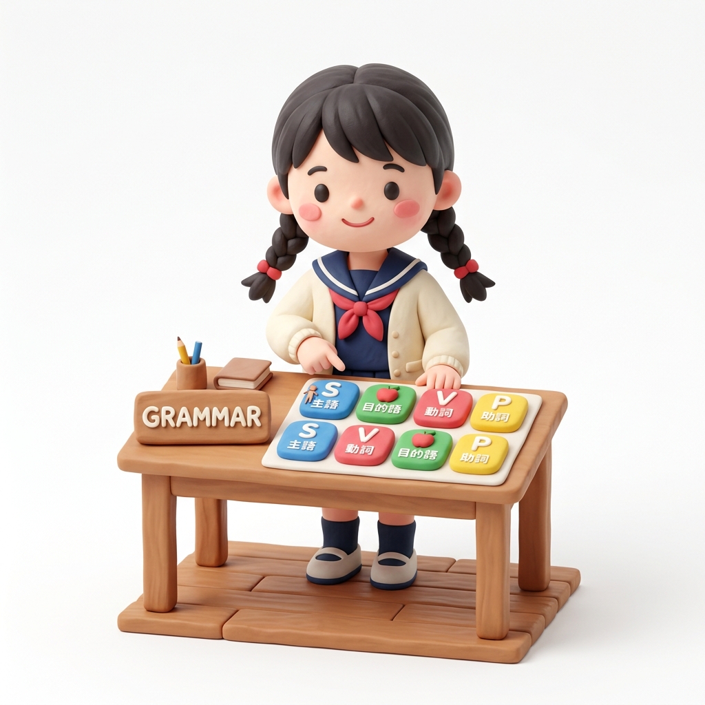 日本語と英語の語順の違いを分析する
