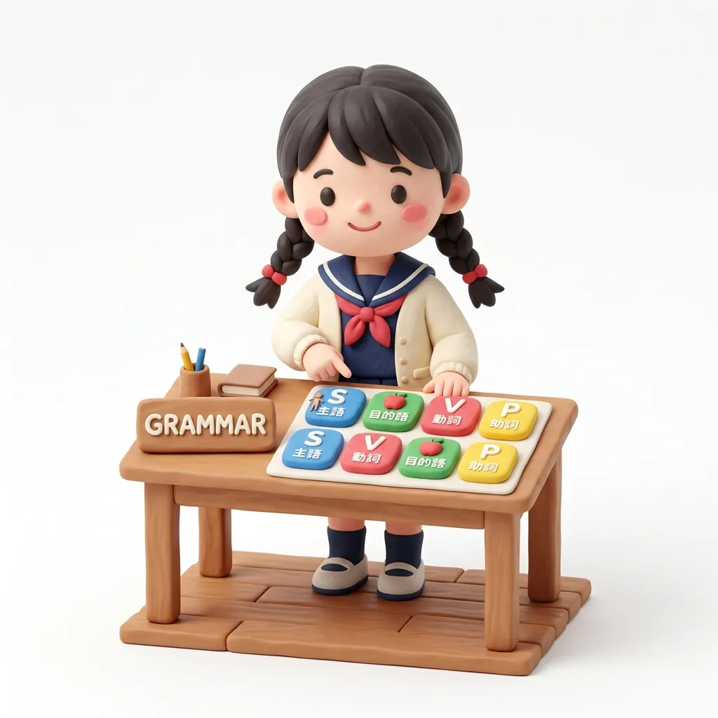 日本語と英語の語順の違いを分析する