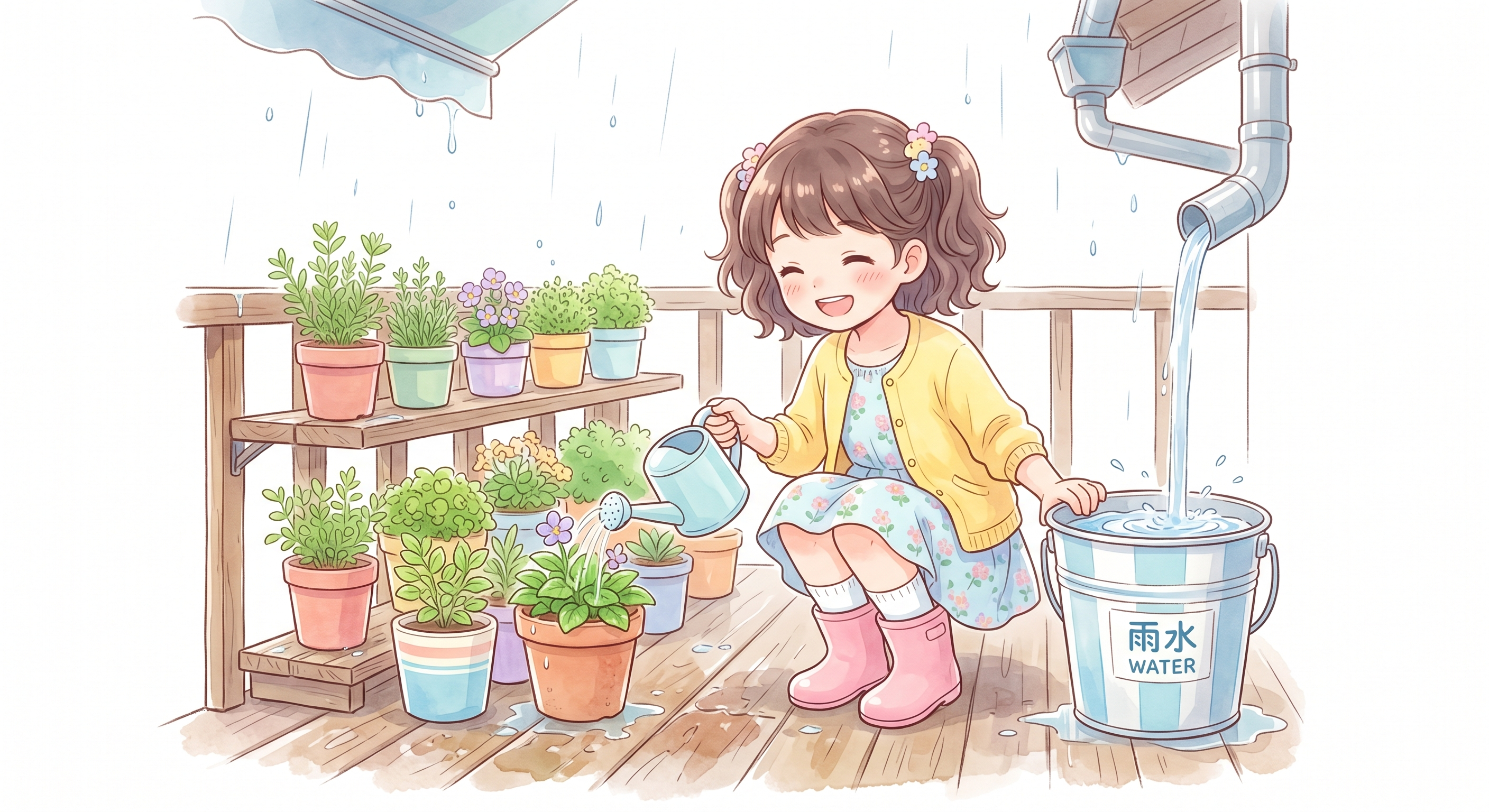 水を大切に使う方法を考える