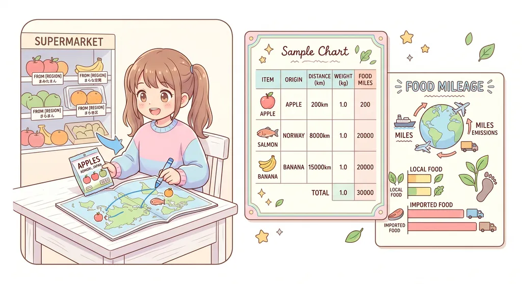 フードマイレージを計算する