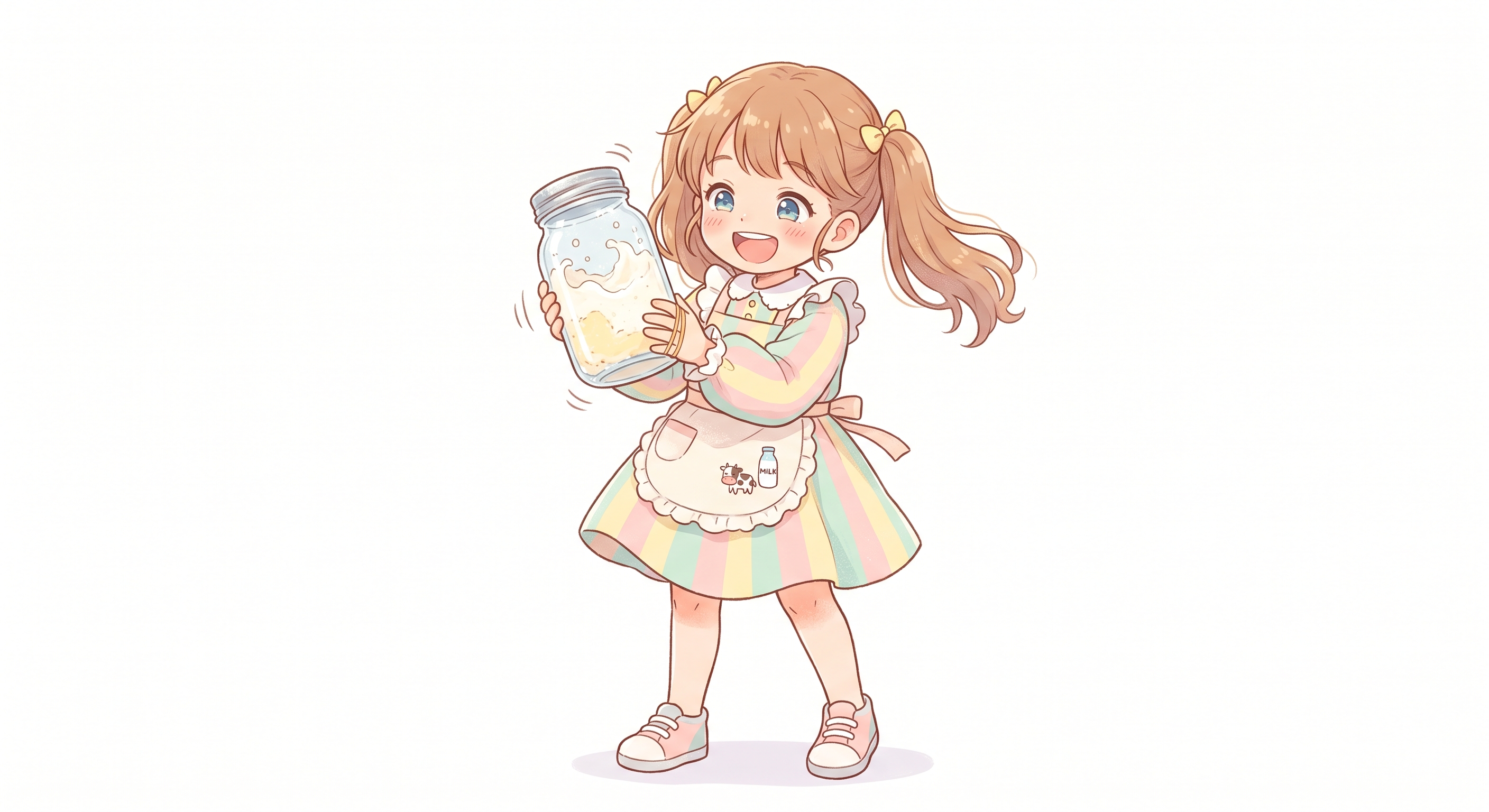 バターを手作りする（ぶんぶん振る方法）