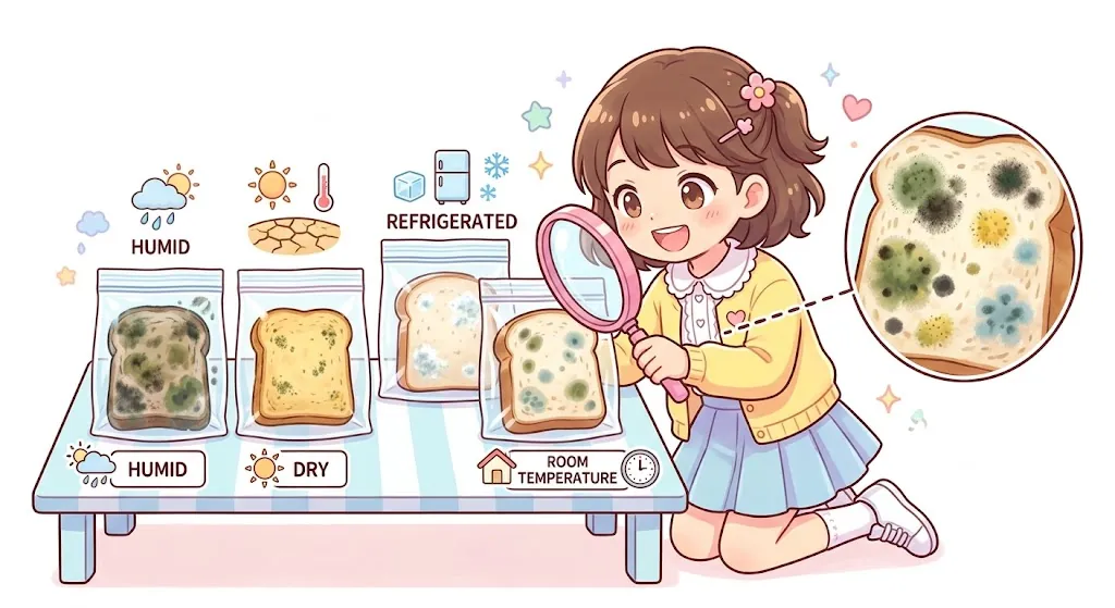 パンのカビが生えやすい条件