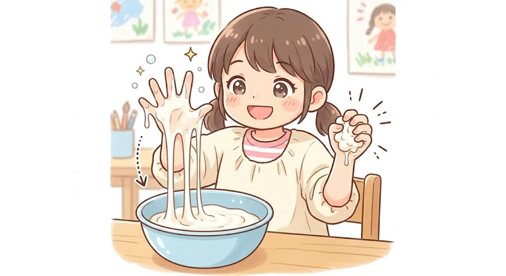 片栗粉でダイラタンシーを体験する