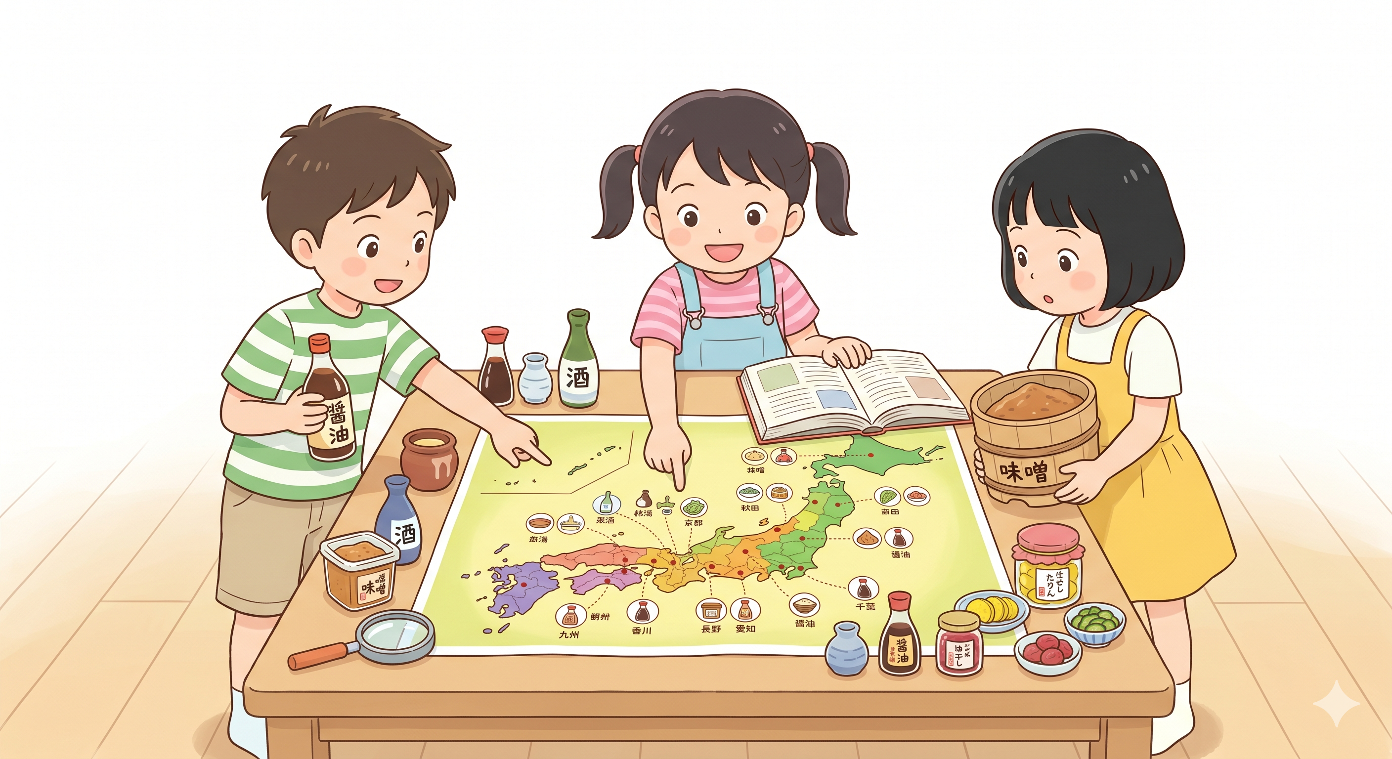 地域の郷土料理と歴史を調べる