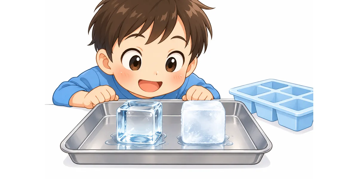 透明な氷はどうすれば作れるか