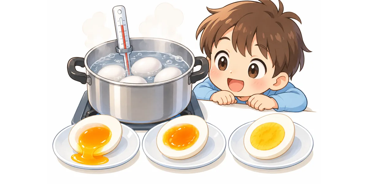 卵は何度で固まるか