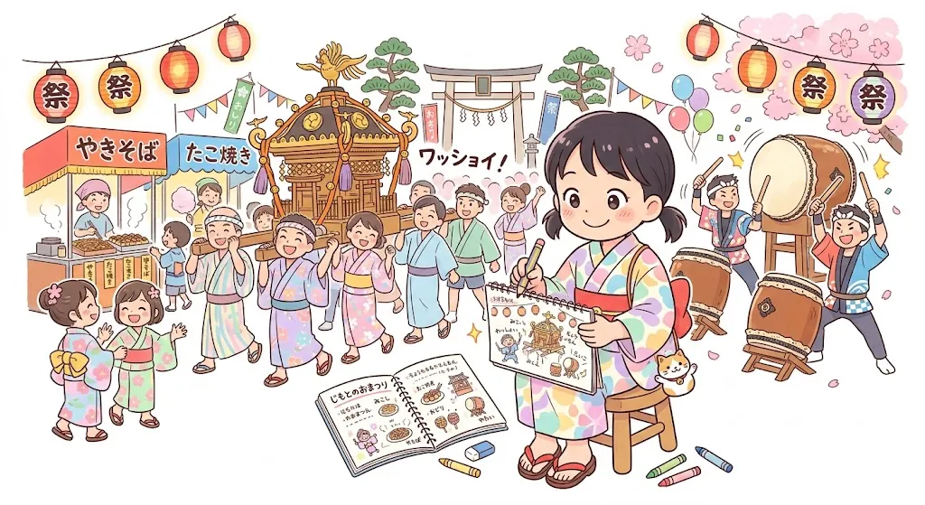 地域の祭りを調べる