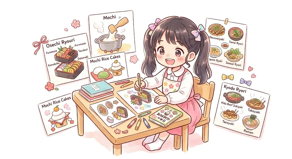伝統的な食べ物を調べる