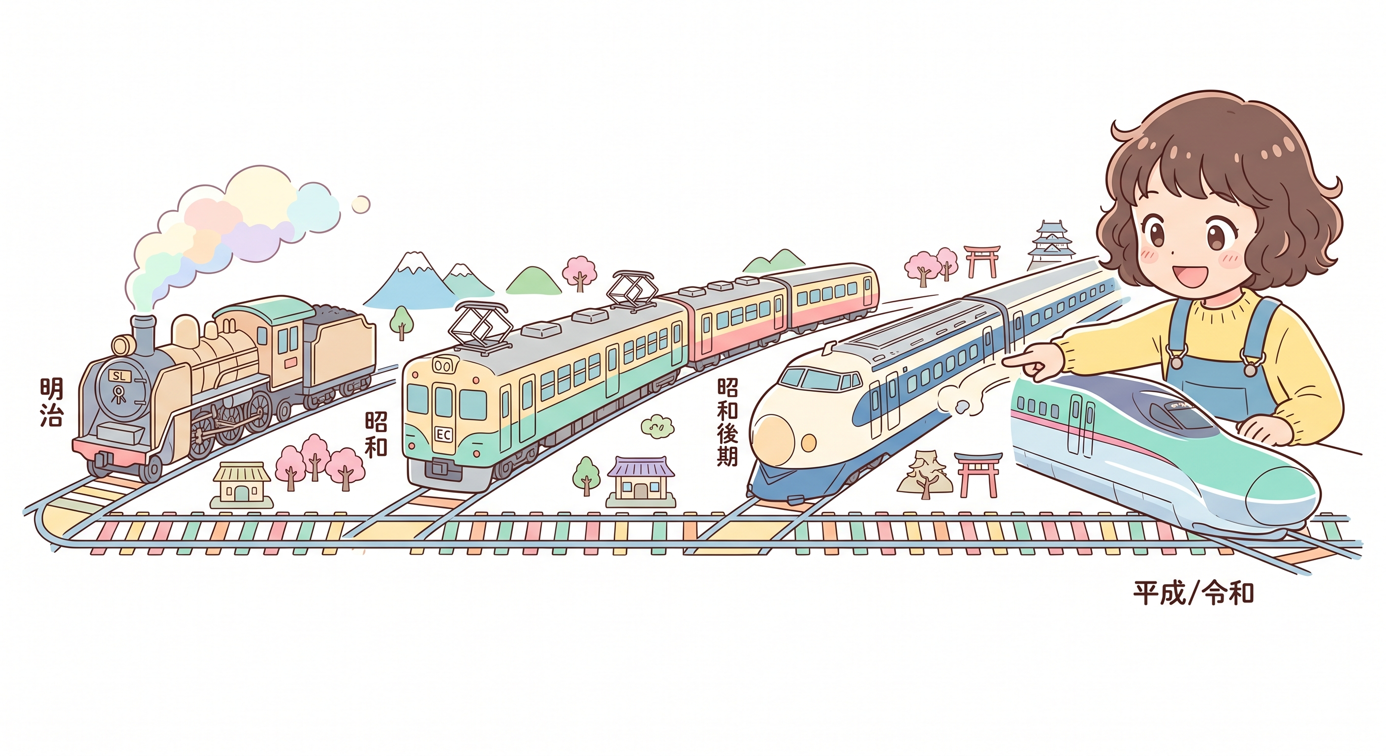 電車・バスの路線図を研究する