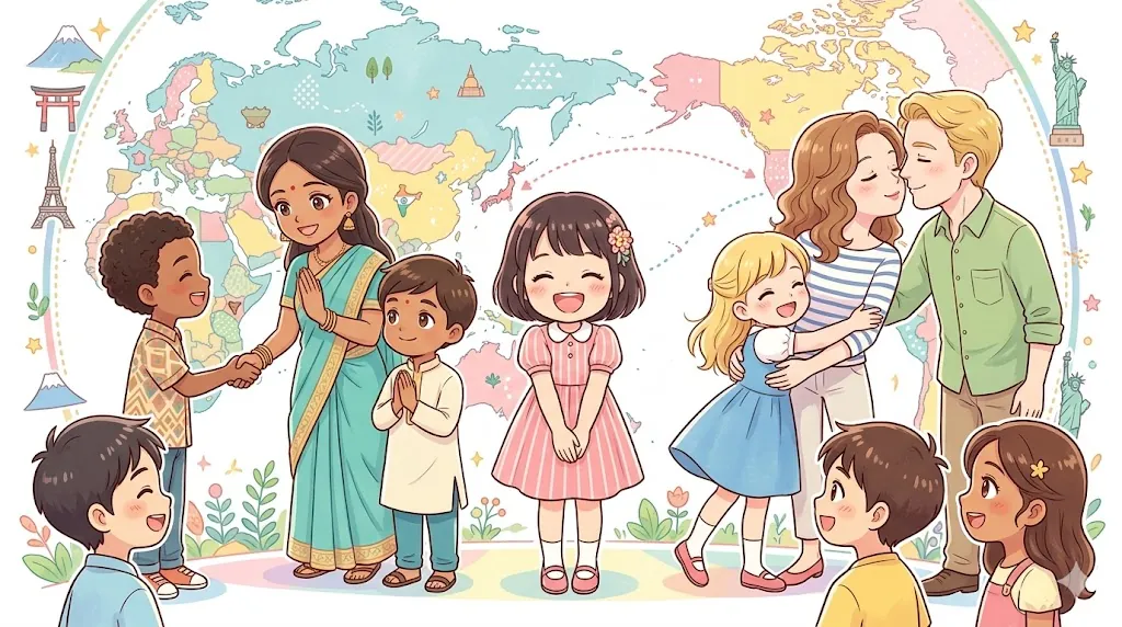 世界のあいさつを調べる
