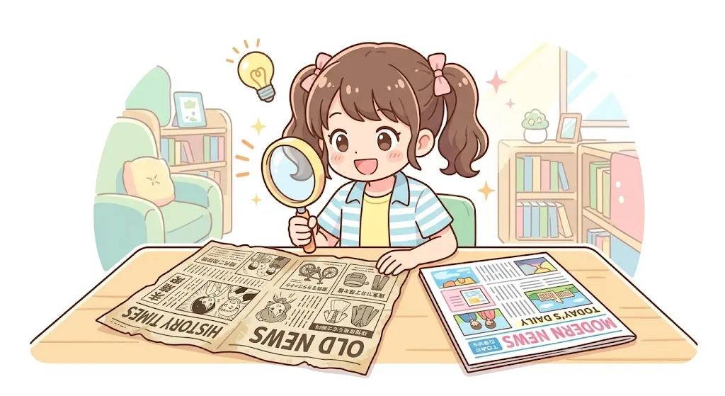 昔の新聞を調べる