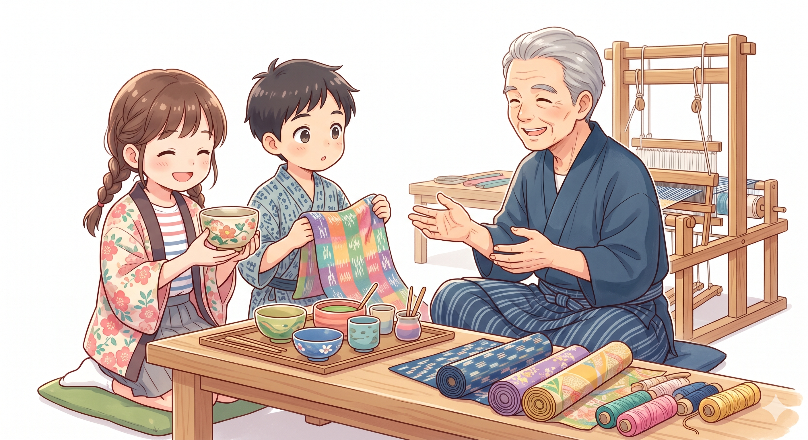 日本の伝統工芸を調べる