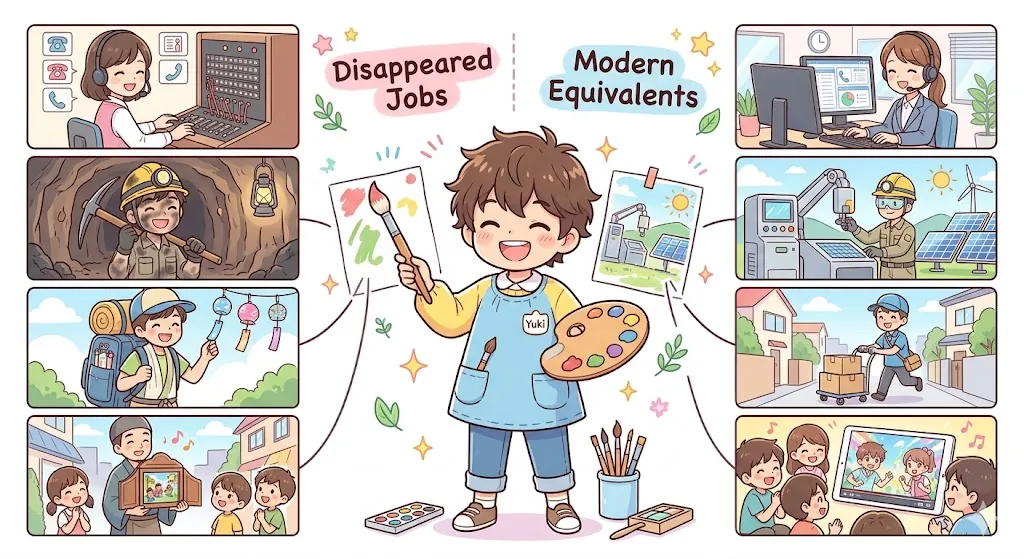 昔の仕事を調べる
