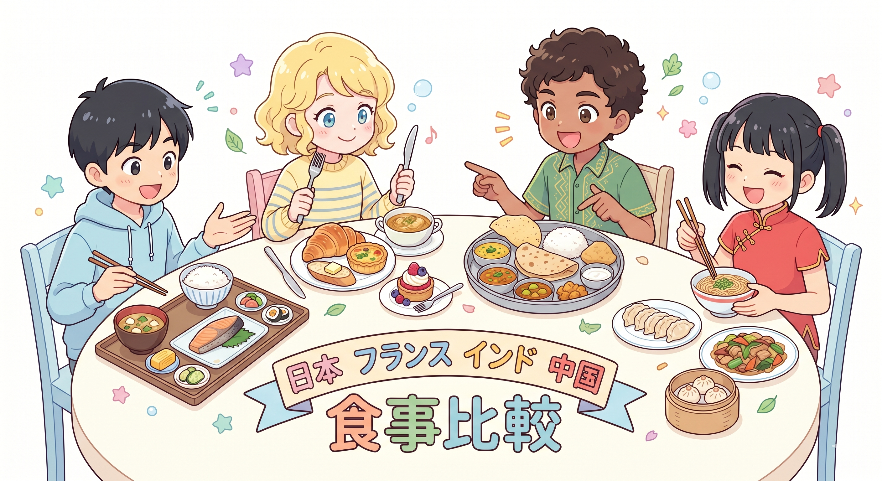 外国から来た言葉・食べ物・文化を調べる