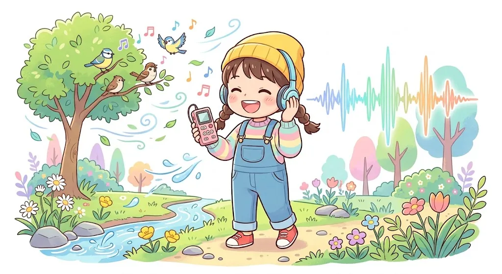 自然音の録音と分析