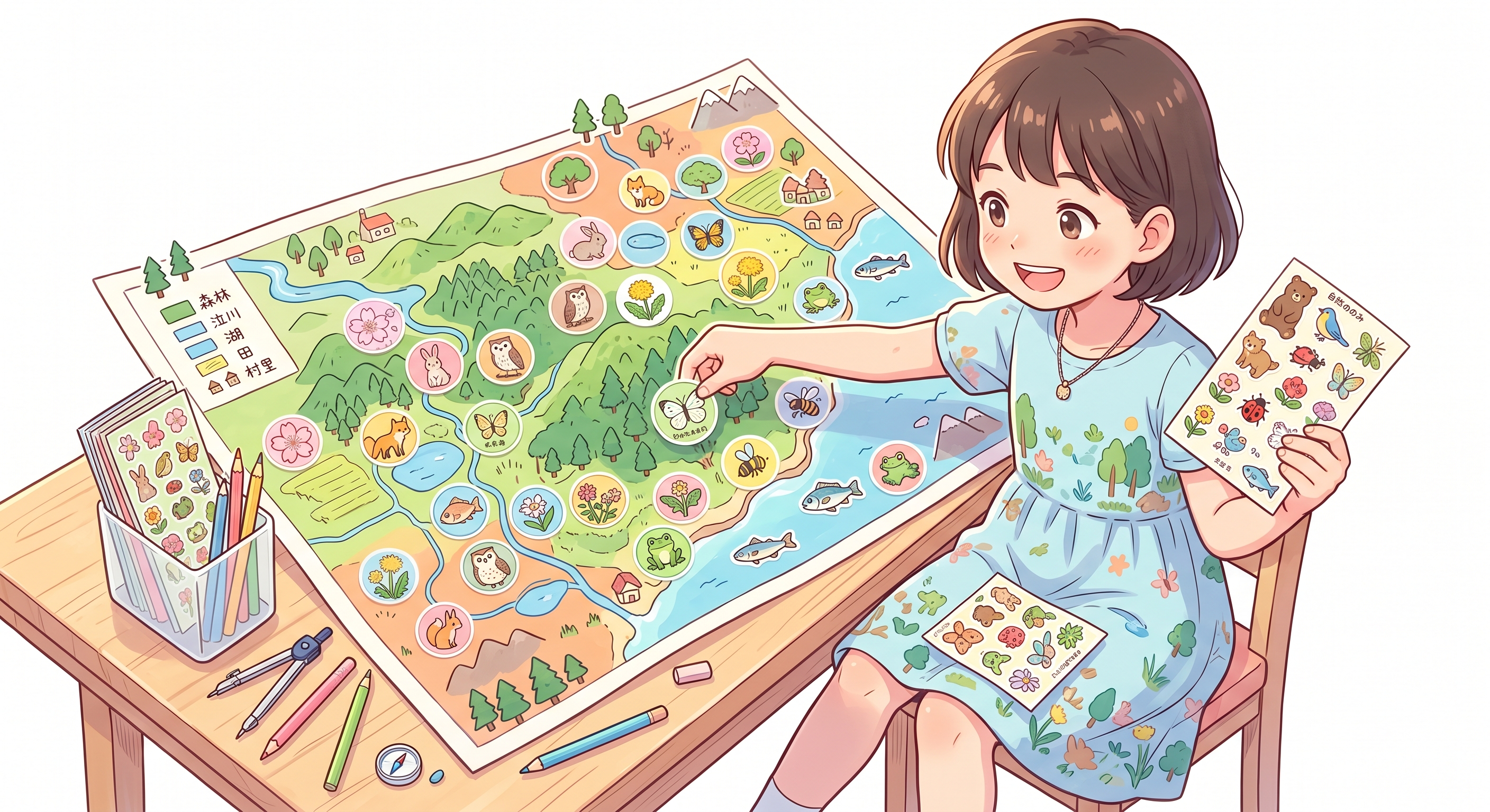 地域の生態系マップを作る