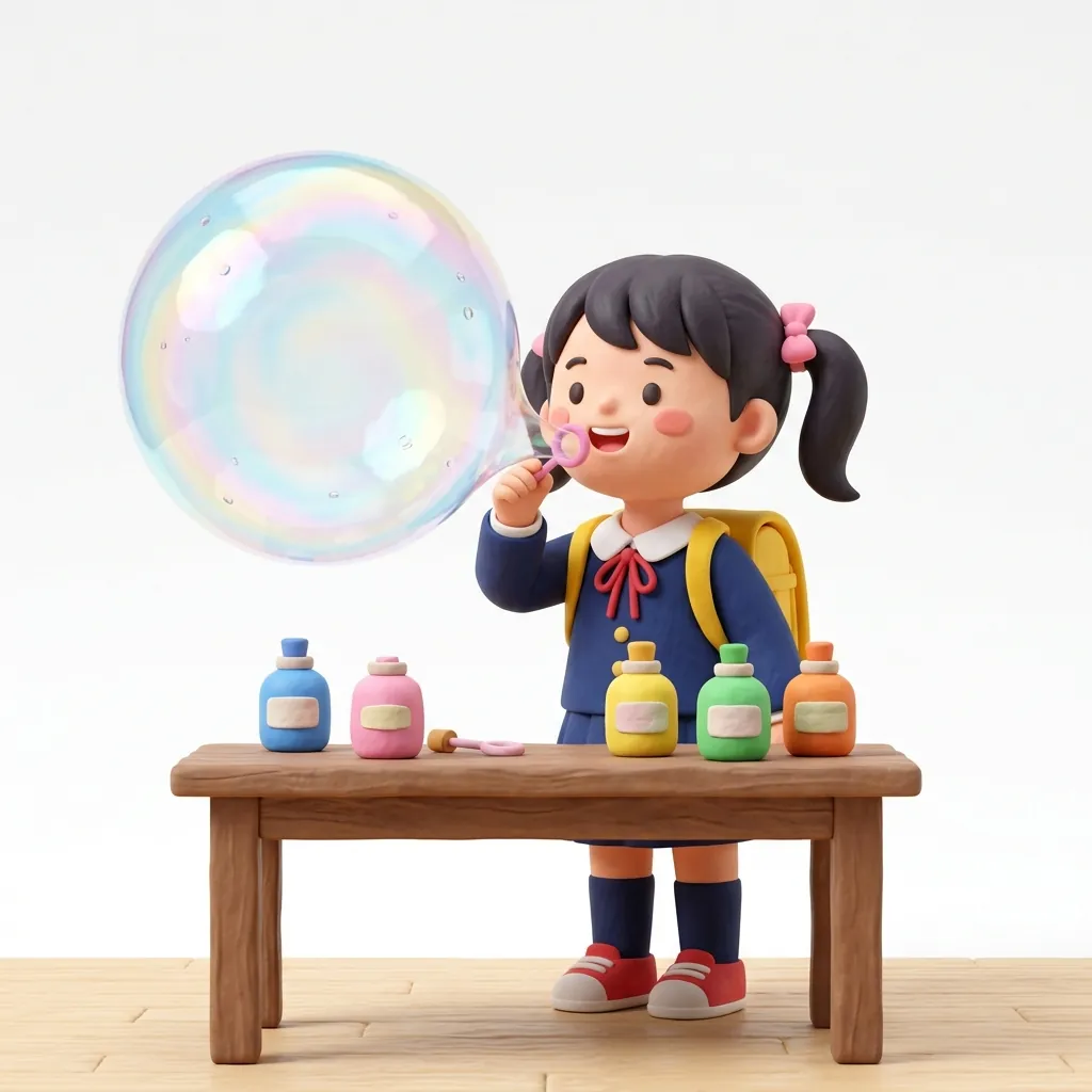 シャボン玉が長持ちする液を作る