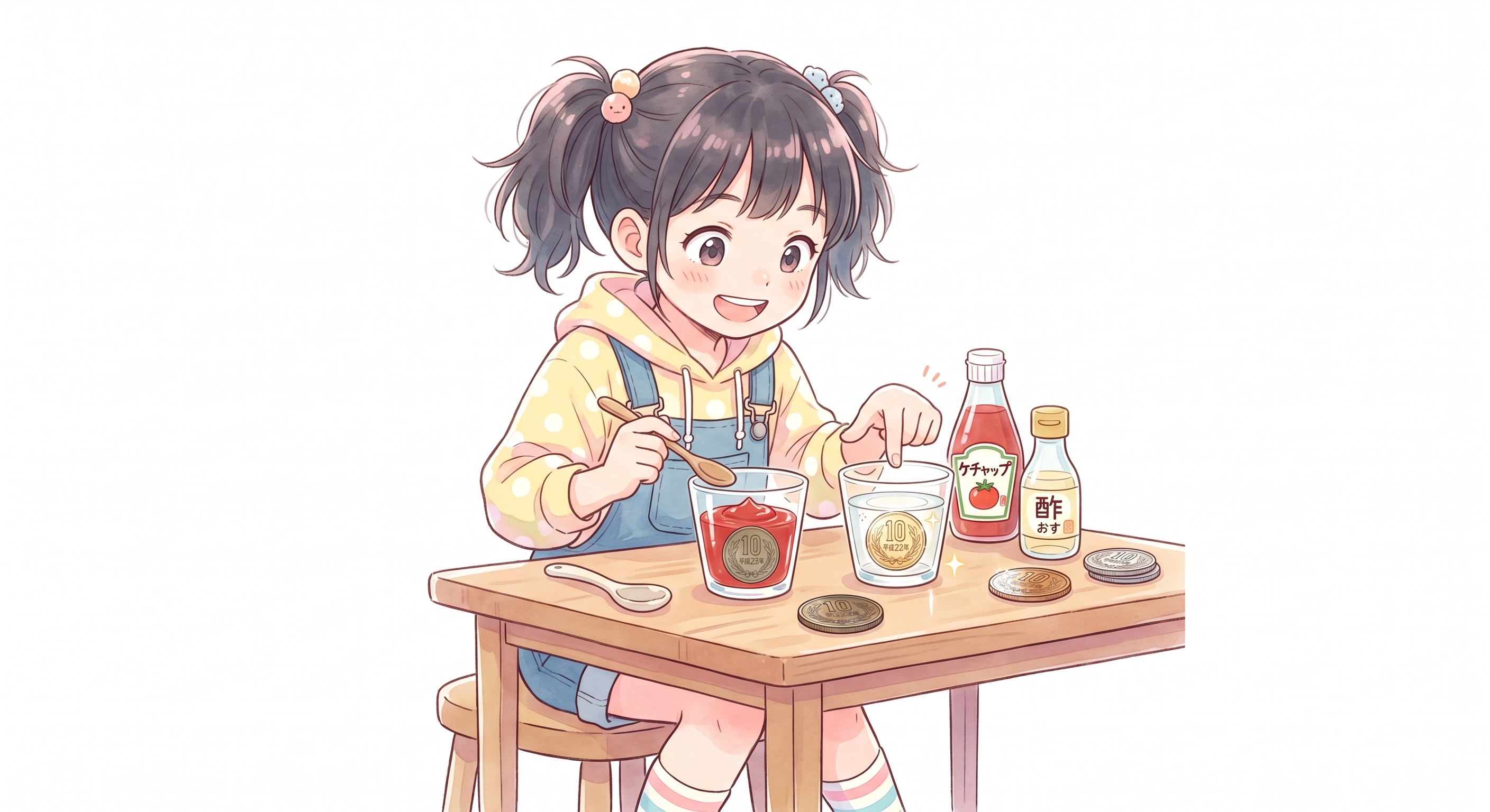 10円玉をきれいにする液体を探す