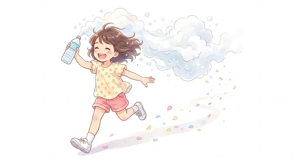 ペットボトルで雲を作る