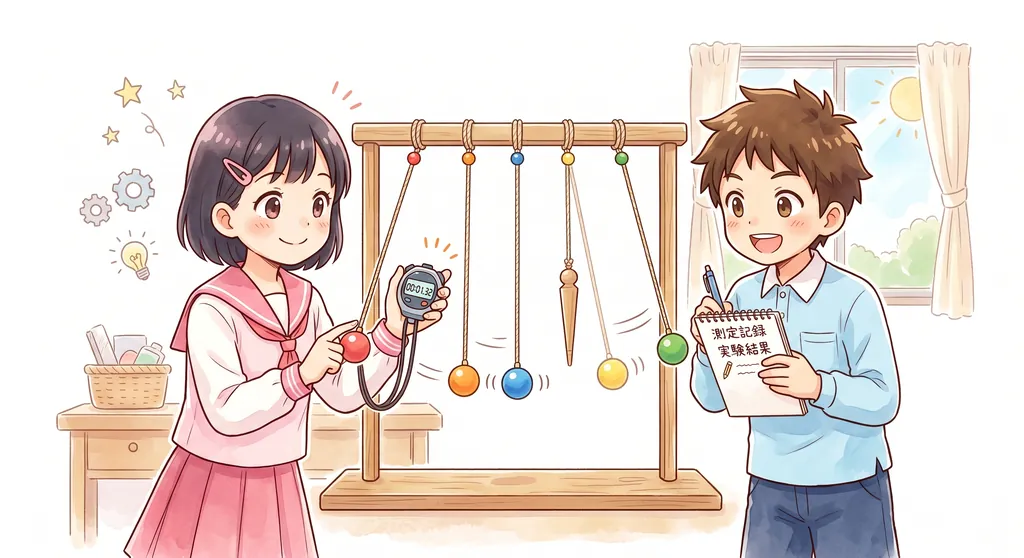 振り子の長さと周期の関係