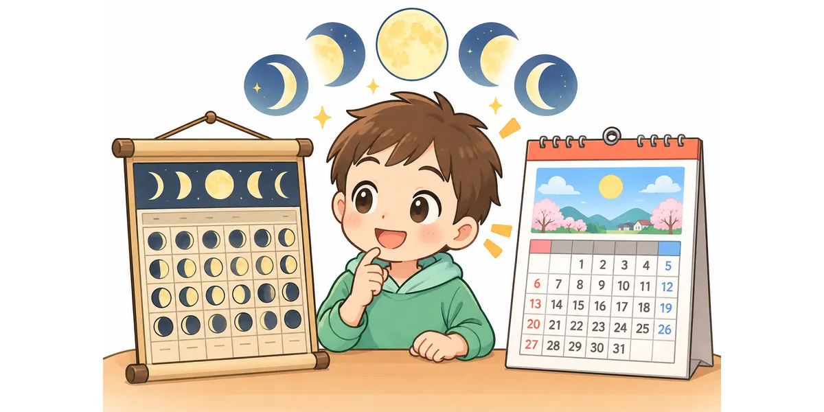 旧暦の正月と、今の正月がずれる理由を調べる