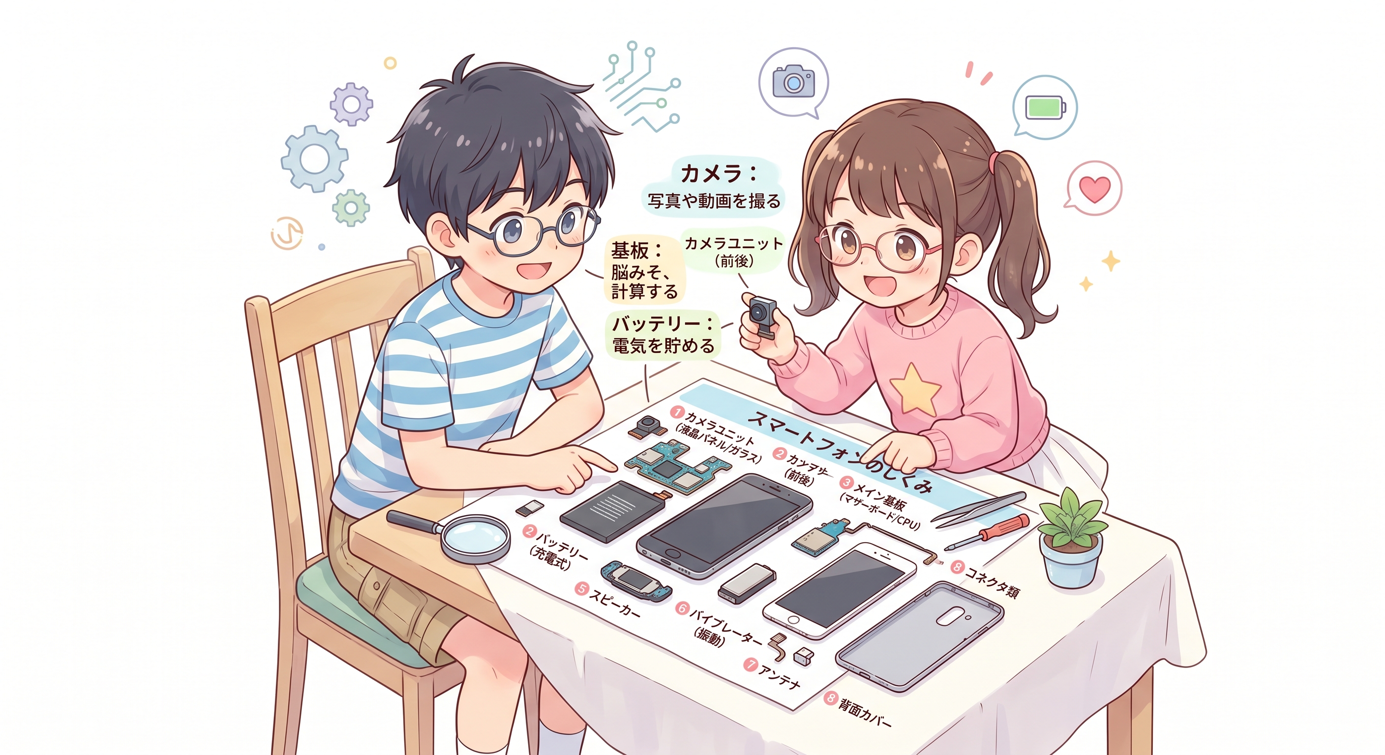身の回りの機械のしくみを調べる