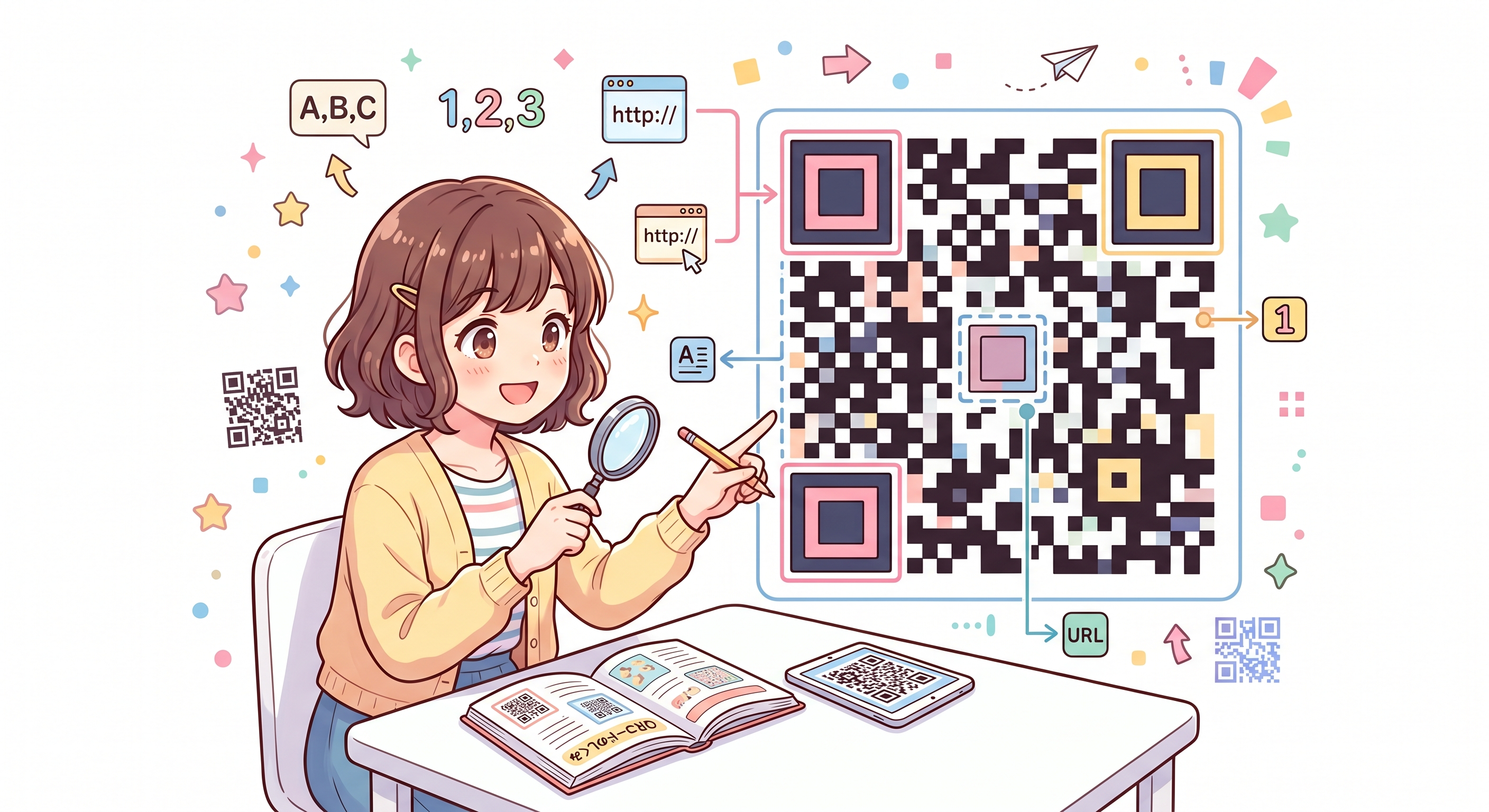 バーコード・QRコードのしくみを調べる