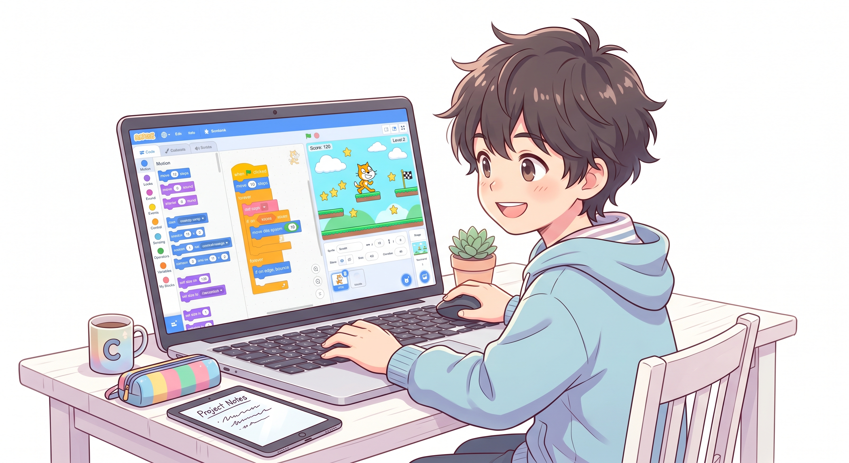 Scratch で迷路ゲームを作る