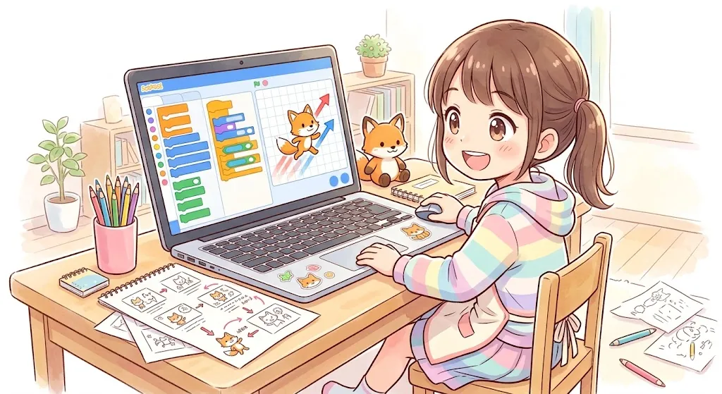 Scratch でアニメーションを作る