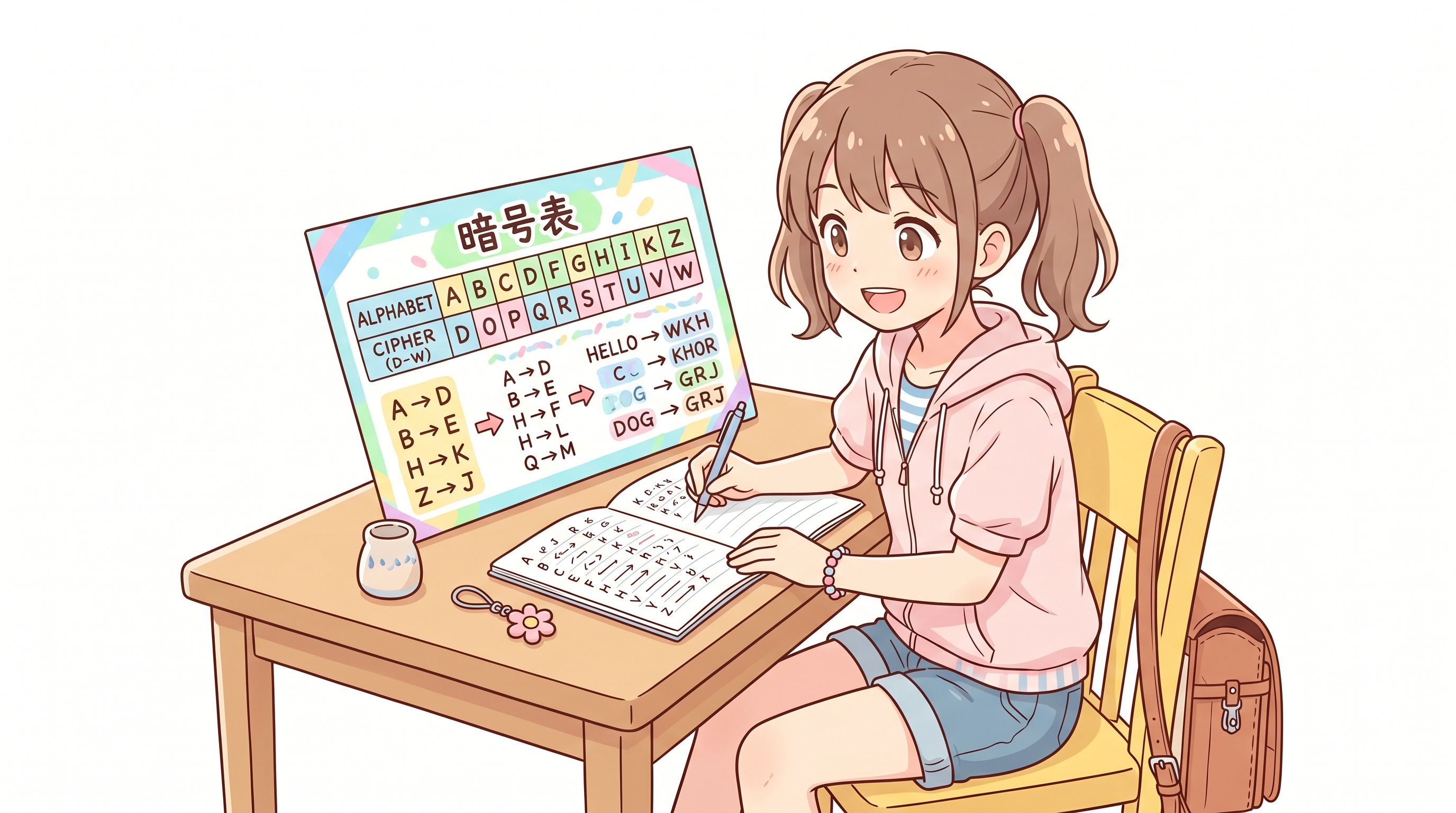 暗号化のしくみを調べて実際に作る